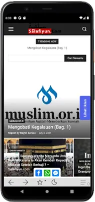 Salafiyun.com android App screenshot 1